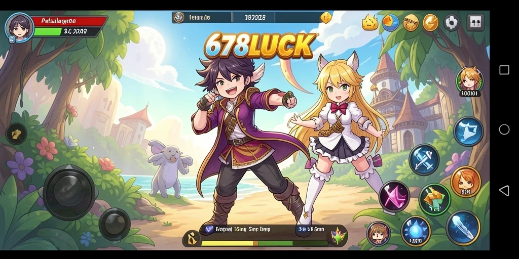 Tampilan gameplay seru dan warna-warni dari 678LUCK.