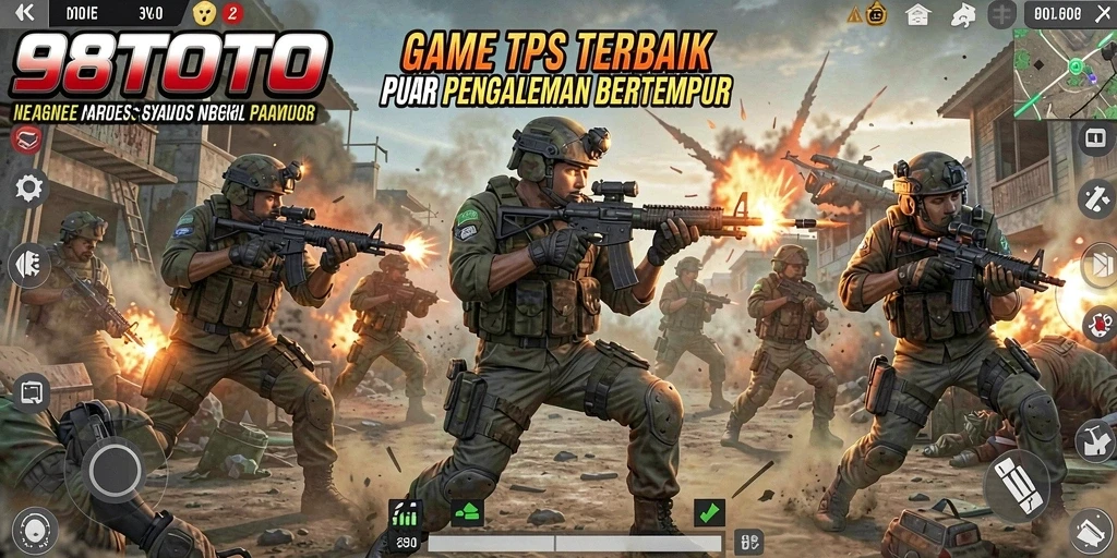 Tampilan menarik gameplay intens di 98TOTO yang menampilkan peperangan strategis.