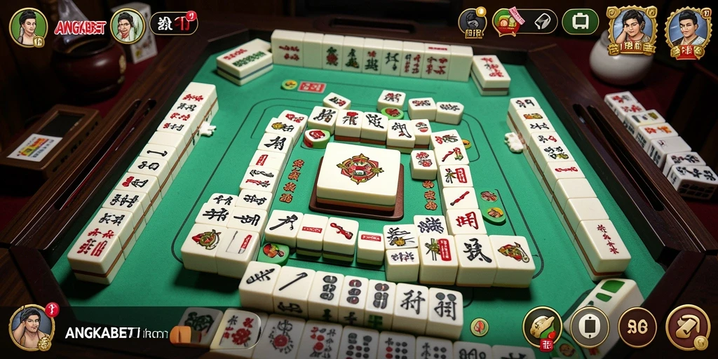 Screenshot gameplay ANGKABET menunjukkan keseruan bermain Mahjong.