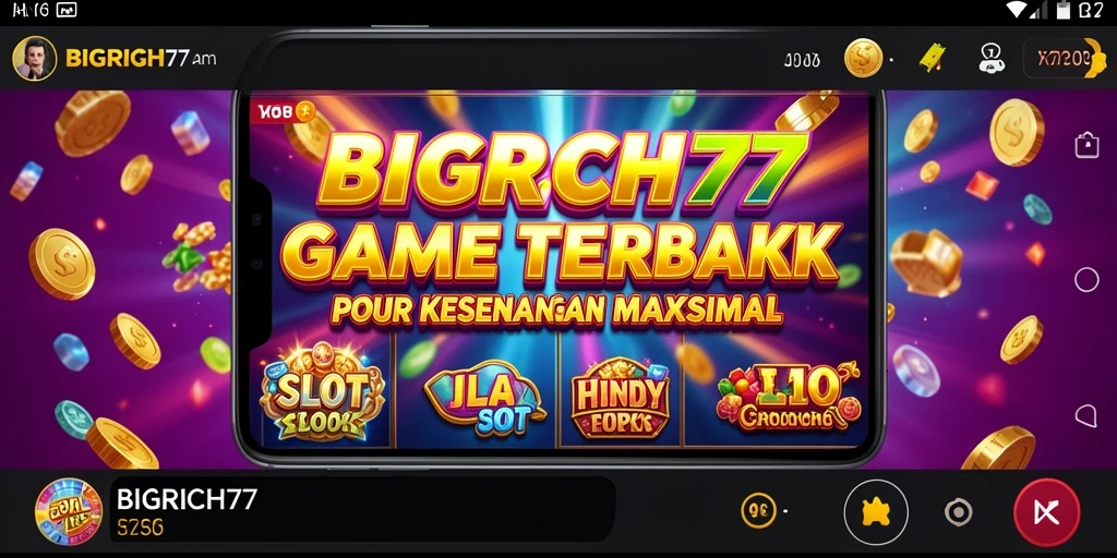 Tampilan gameplay menarik dari BIGRICH77 yang penuh warna.