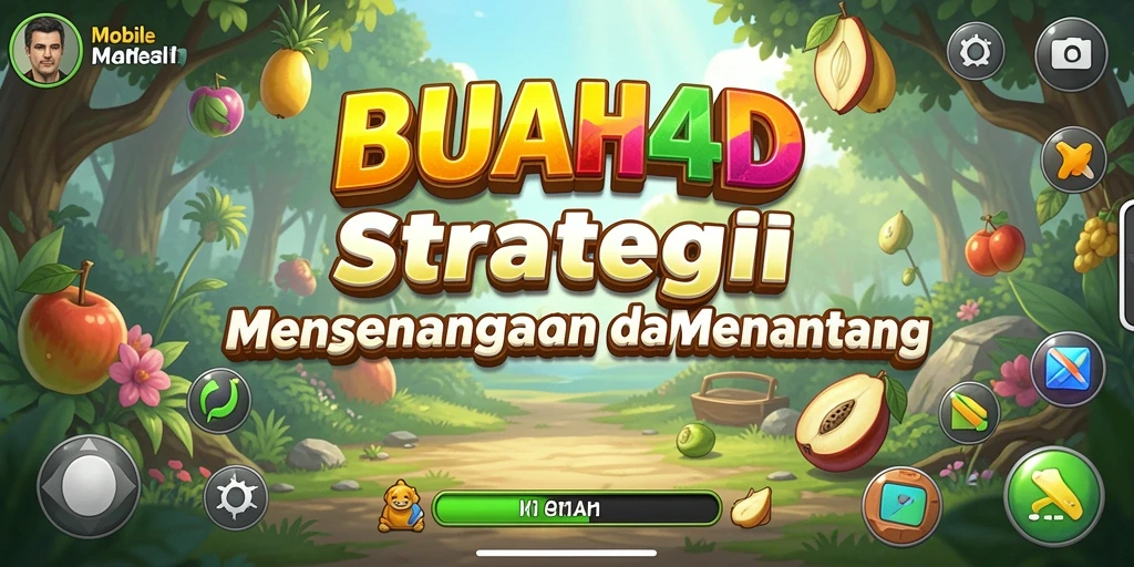 Tampilan gameplay seru dari BUAH4D yang menantang setiap strategi Anda.