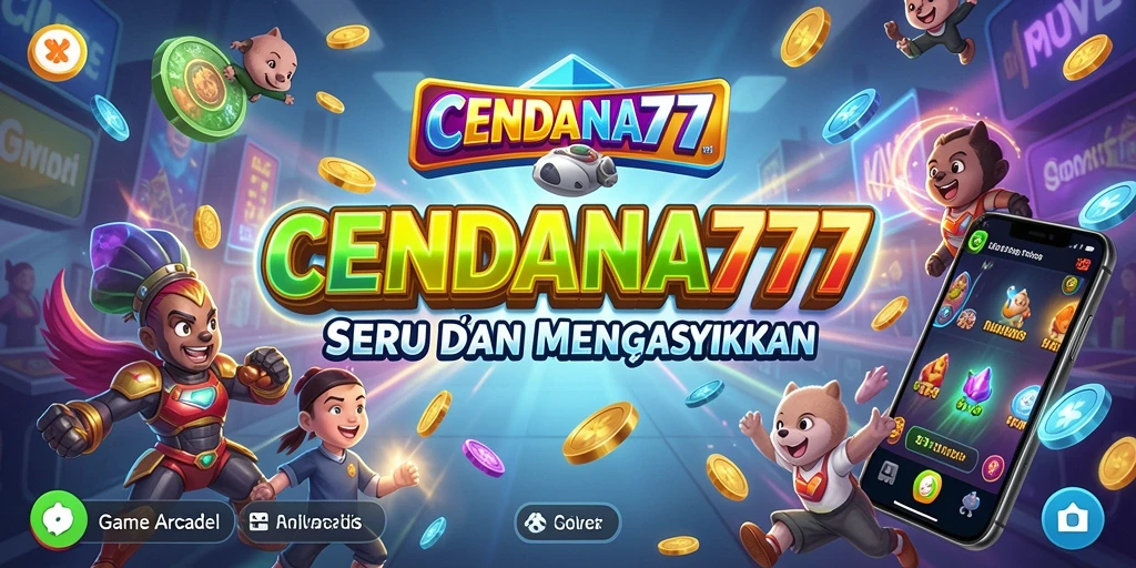 Tampilan gameplay CENDANA777 yang penuh warna dan dinamis.