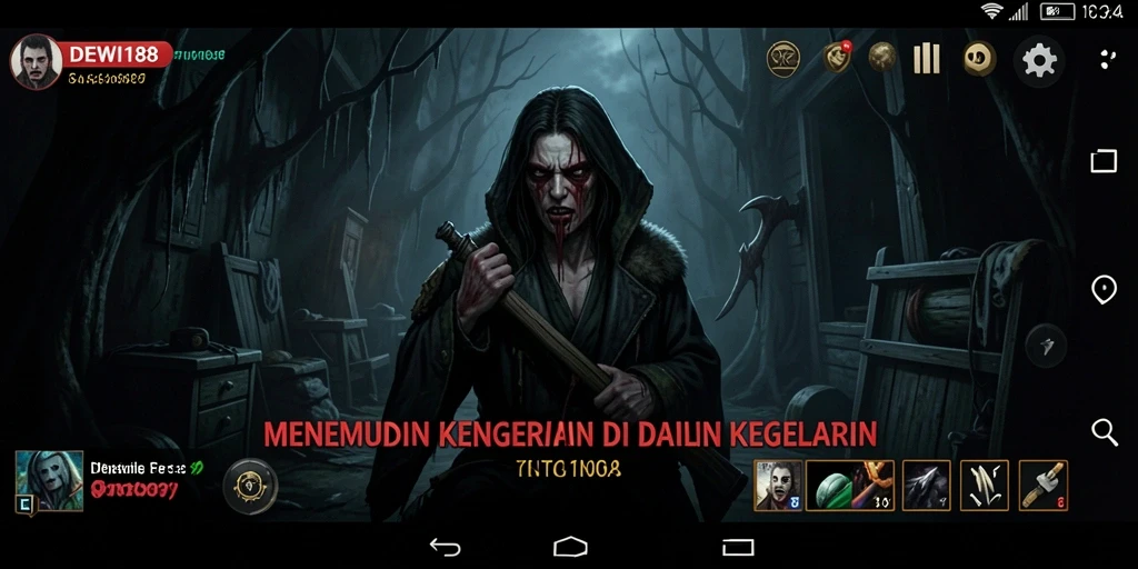 Gameplay menyeramkan DEWI188 yang penuh dengan ketegangan.
