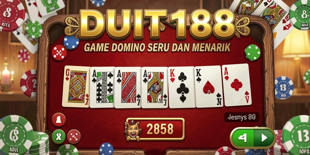 Screenshot gameplay seru dalam aplikasi Domino DUIT188.