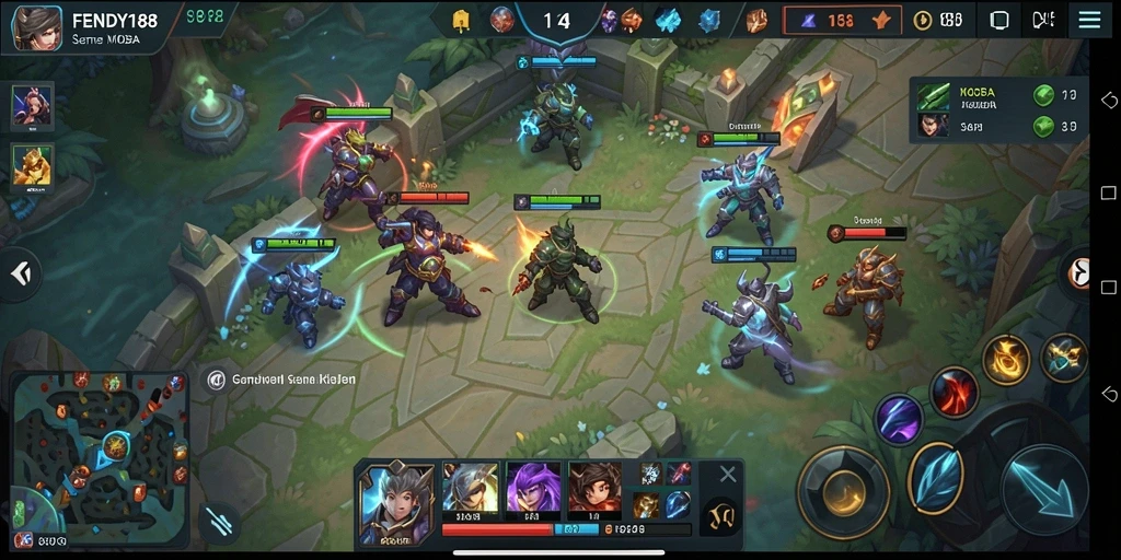 Tampilan menarik dari gameplay FENDY188 yang penuh aksi.