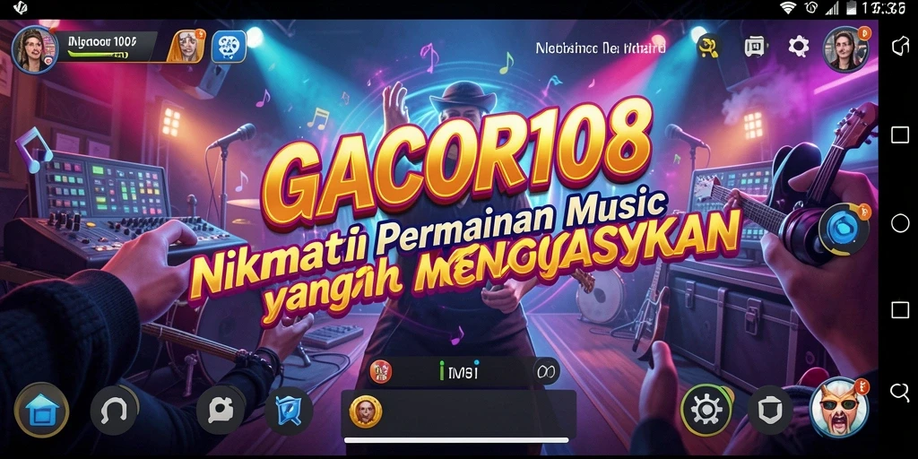 Tampilan gameplay GACOR108 yang penuh warna dan seru.