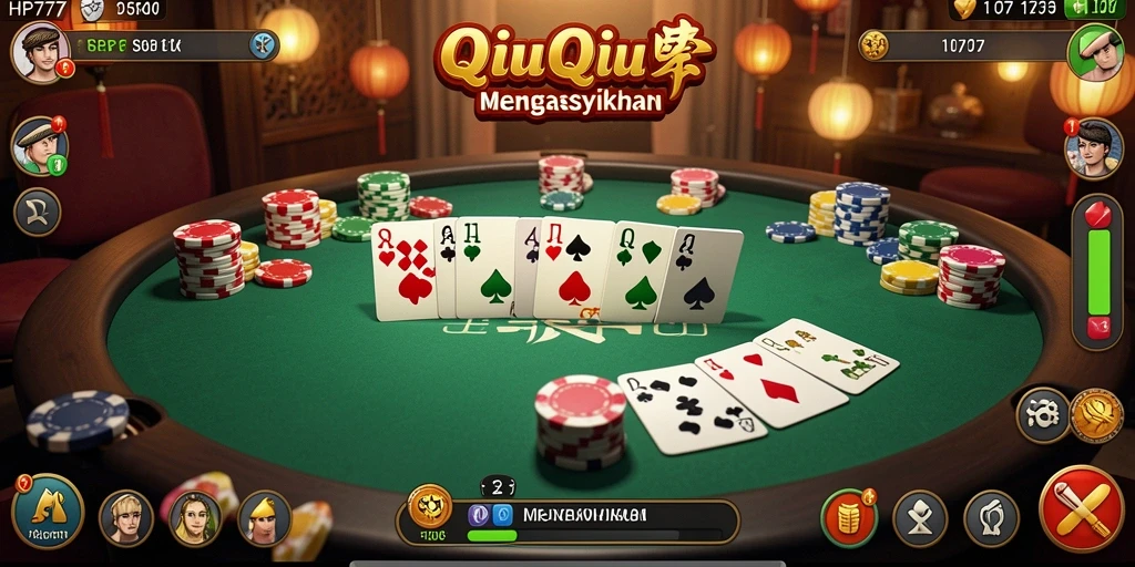Gameplay QiuQiu yang mengasyikkan dalam HP777.