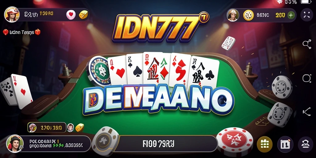 Tampilan gameplay Domino yang seru di IDN777.