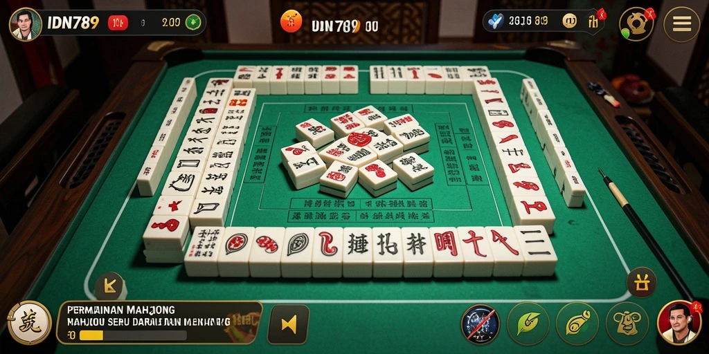 Gameplay seru di IDN789 menampilkan tantangan Mahjong yang menarik.