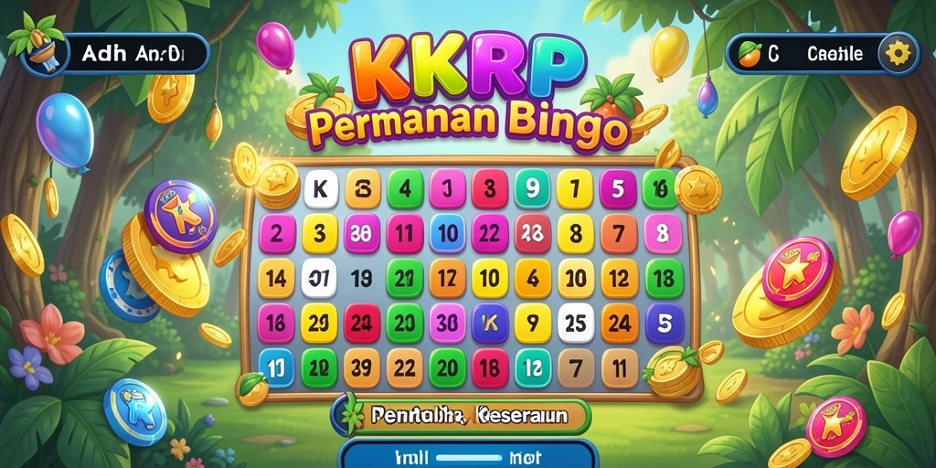 Tampilan gameplay KKRP yang seru saat bermain Bingo.