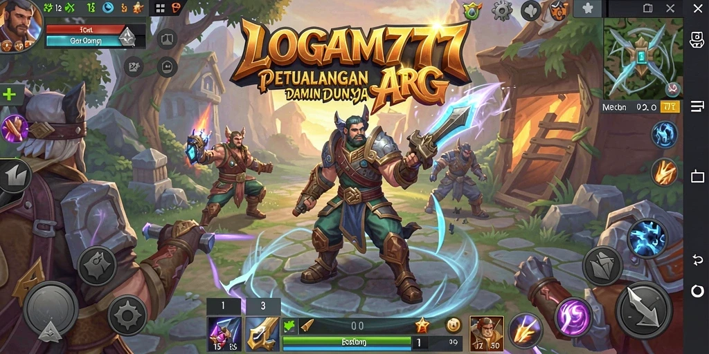 Tampilan memukau dari gameplay ARPG LOGAM777.