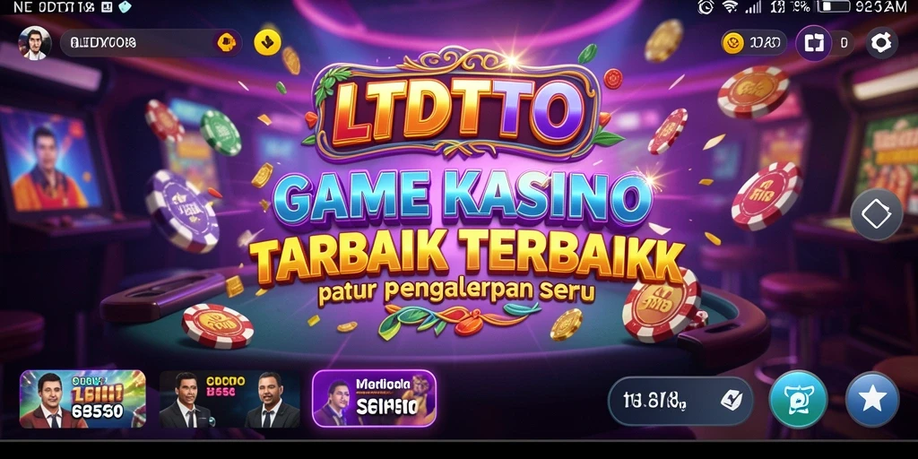 Screenshot LTDTOTO menampilkan gameplay Kasino dengan grafis yang memukau.