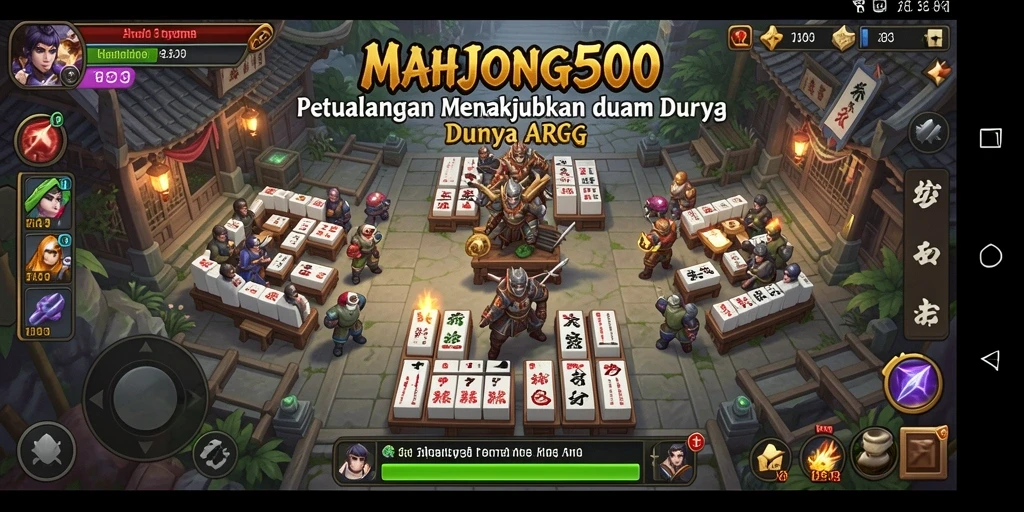 Gameplay menarik dan grafis memukau di MAHJONG500.