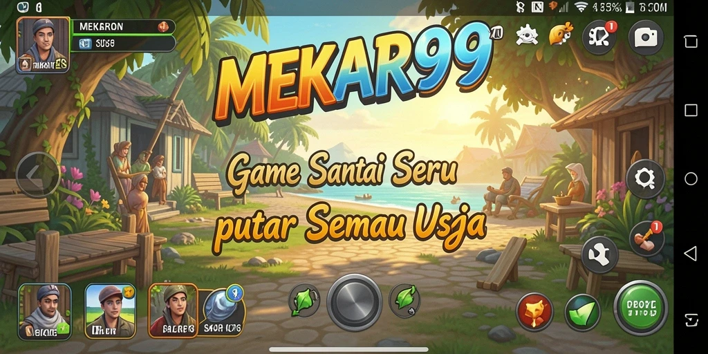 Tangkapan layar gameplay <strong>MEKAR99</strong> yang menunjukkan keseruan bermain.