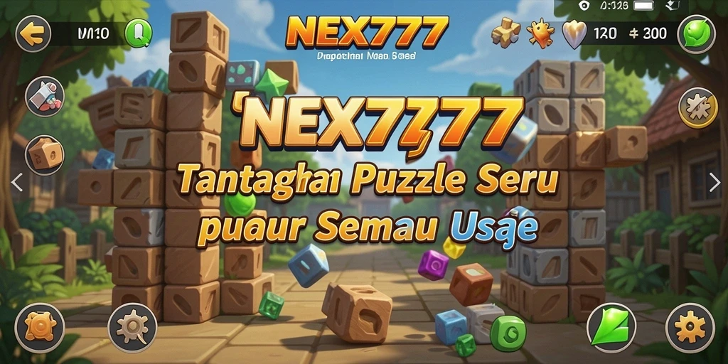 Tampilan gameplay seru NEX777 dengan tantangan Puzzle.