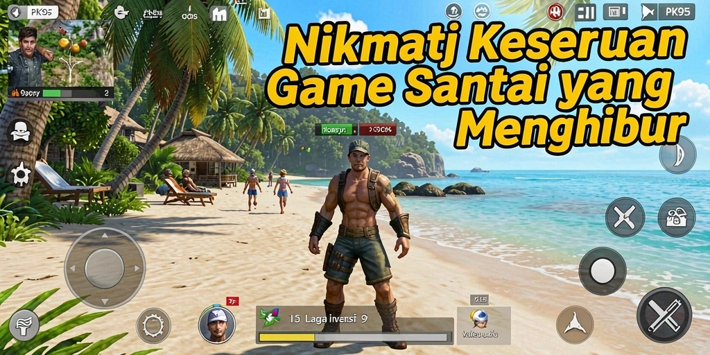 Tangkapan layar PK95 menampilkan gameplay yang ceria dan menyenangkan.