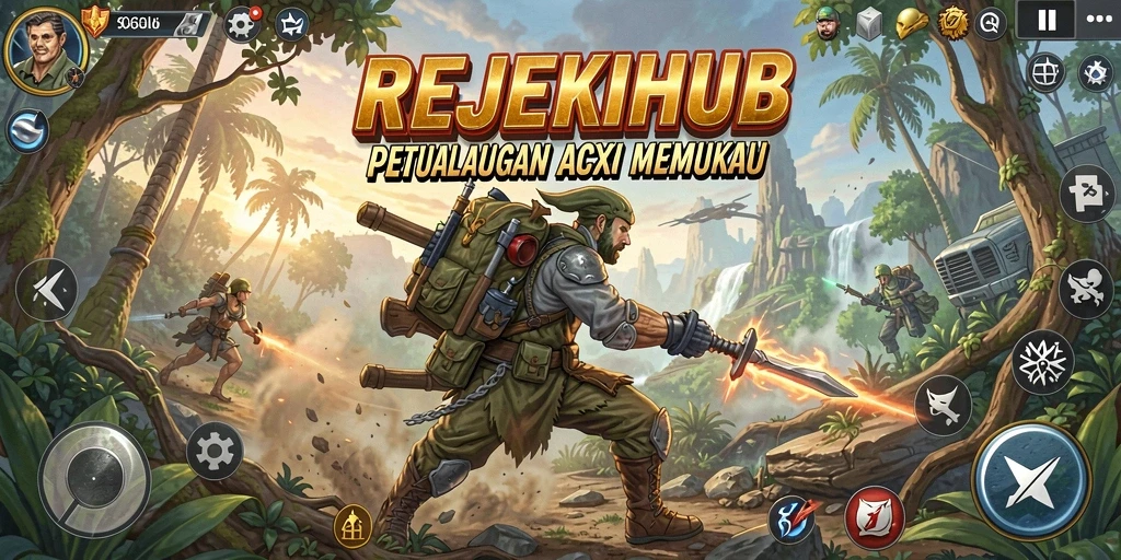 Tampilan gameplay seru dan mendebarkan dari REJEKIHUB.