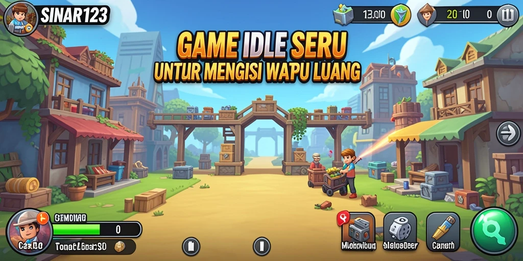 Tampilan gameplay SINAR123 yang menarik dan penuh warna.