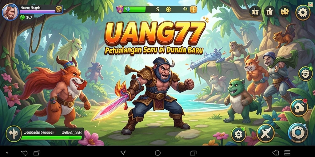 Screenshot gameplay UANG77, menunjukkan aksi petualangan yang mendebarkan.