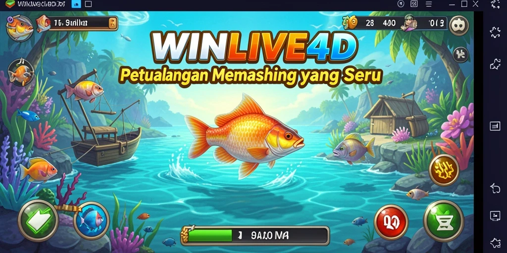 Gameplay Fishing yang mendebarkan di WINLIVE4D.
